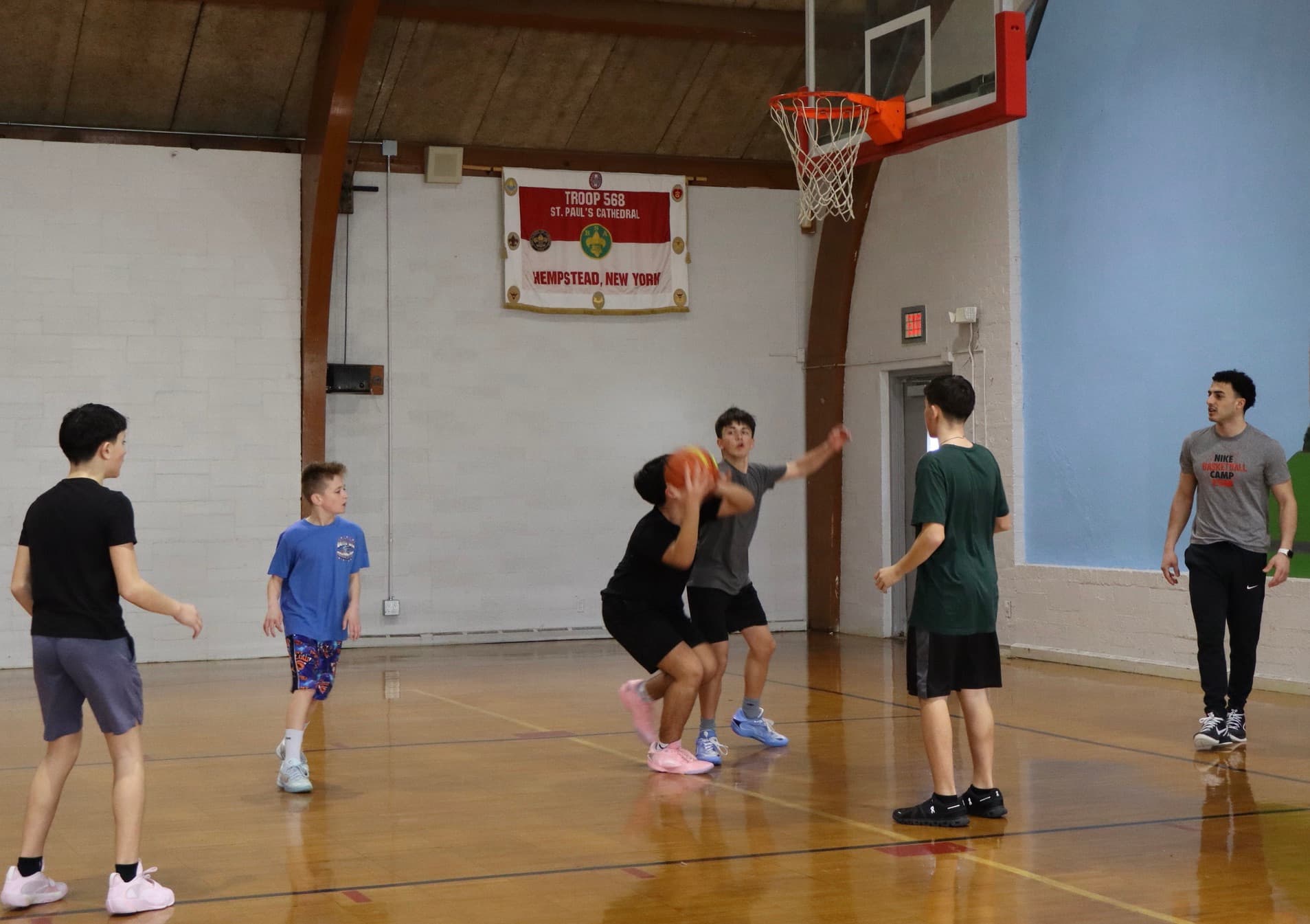 Mini camp group training session